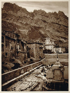1925 Pancorbo Spanish Village Spain Photogravure - ORIGINAL PHOTOGRAVURE SP1