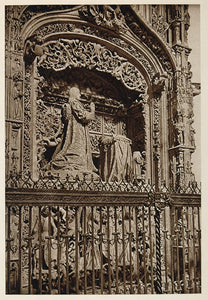1925 Tomb Infante Alfonso Cartuja de Miraflores Burgos - ORIGINAL SP1