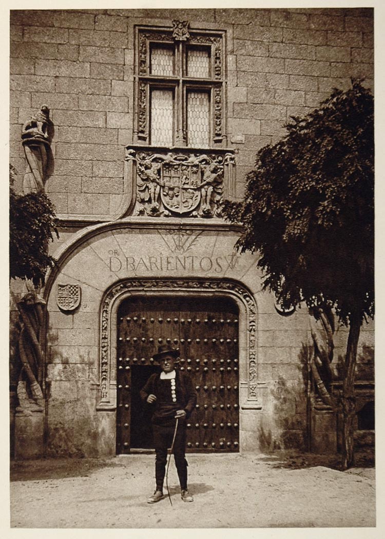 1925 Door Palacio Palace Ciudad Rodrigo Salamanca Spain - ORIGINAL SP1