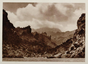 1928 Bay La Calobra Island of Mallorca Majorca Spain - ORIGINAL PHOTOGRAVURE SP2