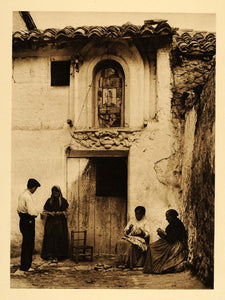 1925 Manzanera Spain Spanish People Town Kurt Hielscher - ORIGINAL SP3