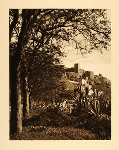 1925 Carmona Castillo Spain Kurt Hielscher Photogravure - ORIGINAL SP3