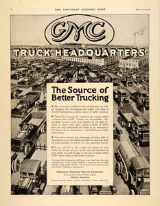1911 Ad General Motors Truck Pontiac Automobile Gas - ORIGINAL ADVERTISING SP4