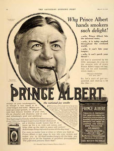 1916 Ad Prince Albert Loose Tobacco Smoking Pipe Smoke - ORIGINAL SP4