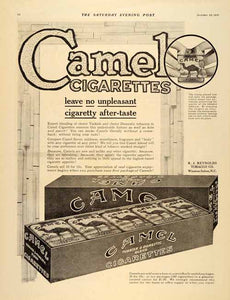 1915 Ad Vintage Camel Cigarettes Turkish Blend Smoking - ORIGINAL SP4