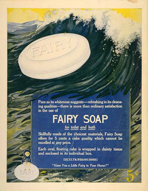 1916 Ad Fairy Soap N.K. Fairbank Pricing Cleanliness - ORIGINAL ADVERTISING SP4