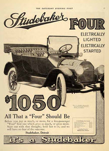 1914 Ad Studebaker Six Antique Automobile Pricing - ORIGINAL ADVERTISING SP4