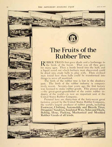 1916 Ad Rubber Tree Products Bristol Rhode Island WWI - ORIGINAL ADVERTISING SP4
