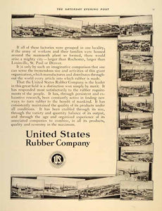 1916 Ad Rubber Tree Products Bristol Rhode Island WWI - ORIGINAL ADVERTISING SP4
