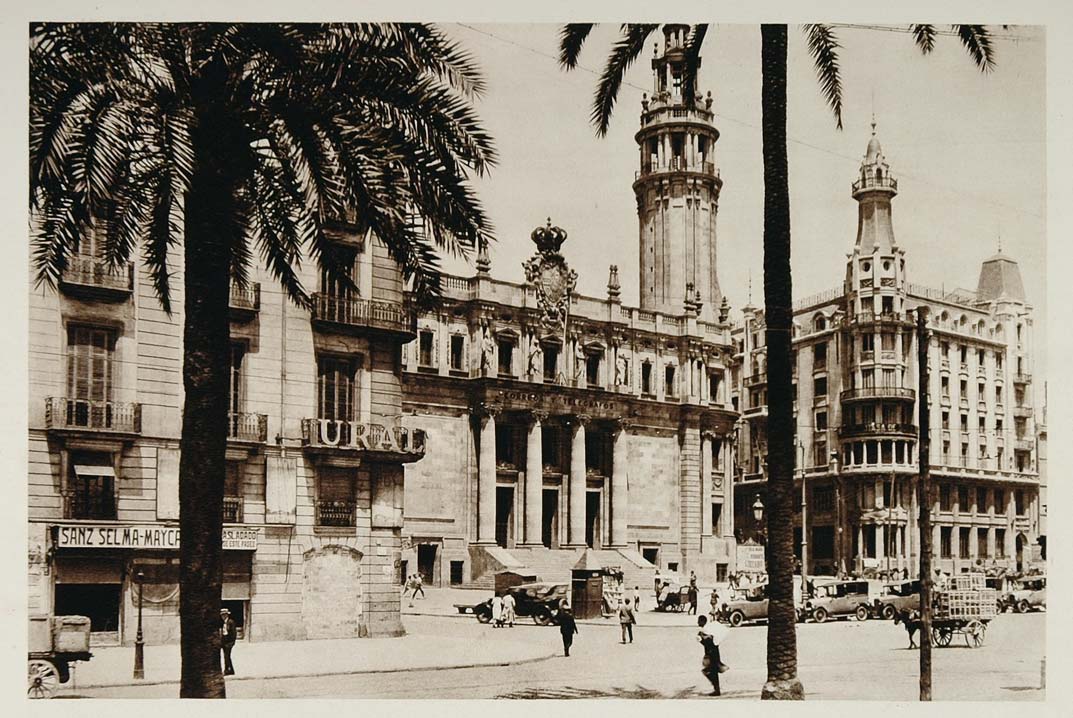 1928 Palacio de Correos Post Office Barcelona Spain - ORIGINAL SPAIN3