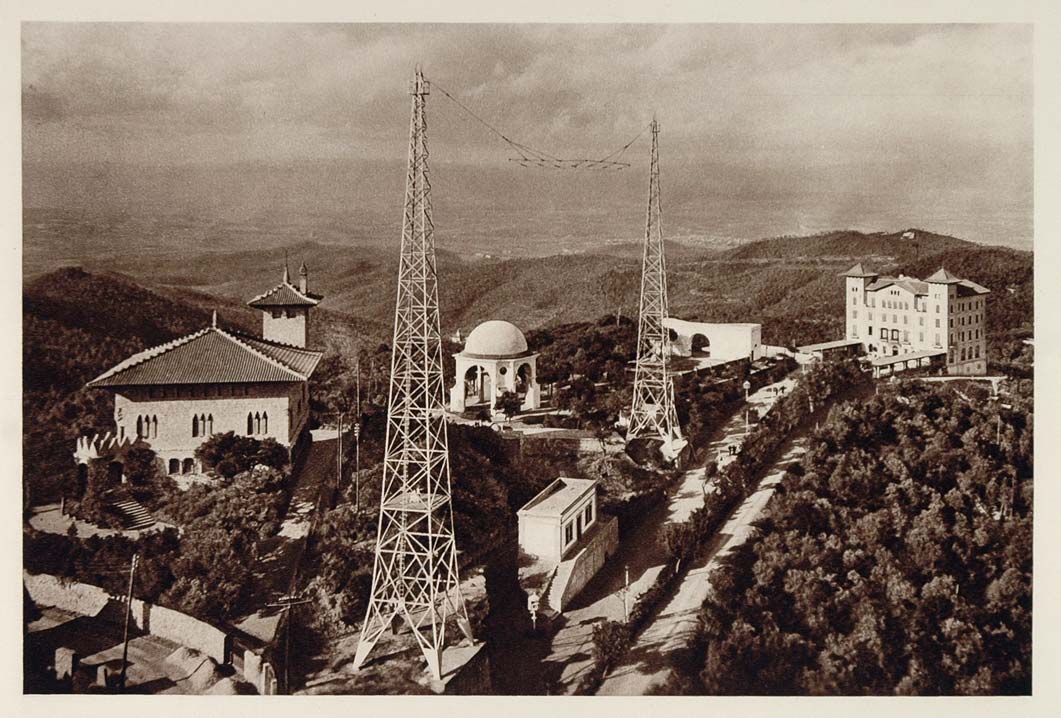 1928 Radio Towers Torres Radiografia Barcelona Spain - ORIGINAL SPAIN3