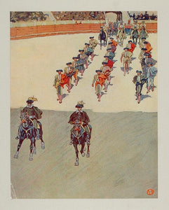 1911 Print Bullfight Matadors Arena Edward Penfield - ORIGINAL SS1