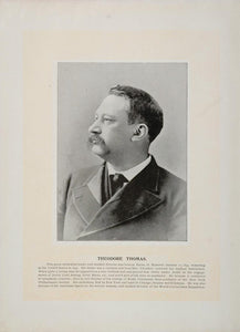 1894 Opera Marie Litta Theodore Thomas Conductor - ORIGINAL STAGE2