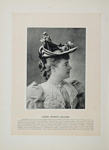 1894 Theater Actors Lizzie Evans Lizzie Hudson Collier - ORIGINAL STAGE2