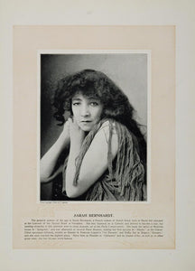 1894 Theater Actors Sarah Bernhardt Charles Wyndham - ORIGINAL STAGE2