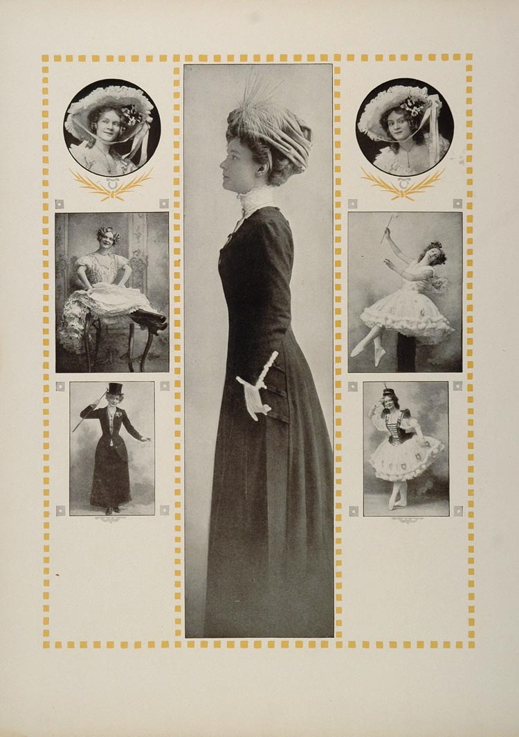 ORIG 1910 Print Adeline Genee Will Bradley Ballet Dance - ORIGINAL STAGE3