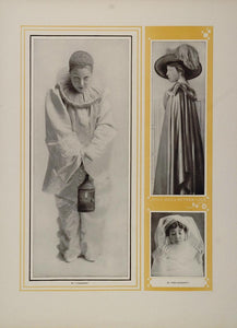 ORIG 1910 Print Olga Nethersole Will Bradley Broadway - ORIGINAL STAGE3