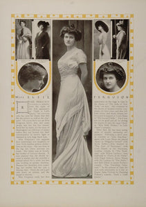 ORIG 1910 Print Elsie Ferguson Will Bradley Broadway - ORIGINAL STAGE3