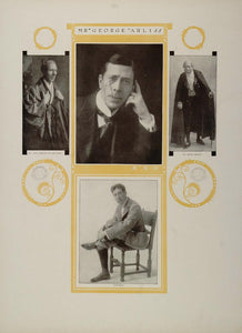 1910 George Arliss British Actor Stage Will H. Bradley - ORIGINAL STAGE3