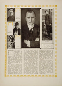1910 Arnold Daly Stage Actor Producer William H Bradley - ORIGINAL STAGE3