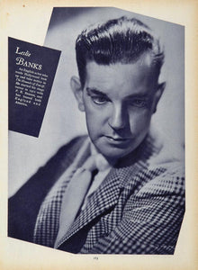 1933 Leslie Banks British Movie Actor Portrait Print - ORIGINAL HISTORIC STAGE4