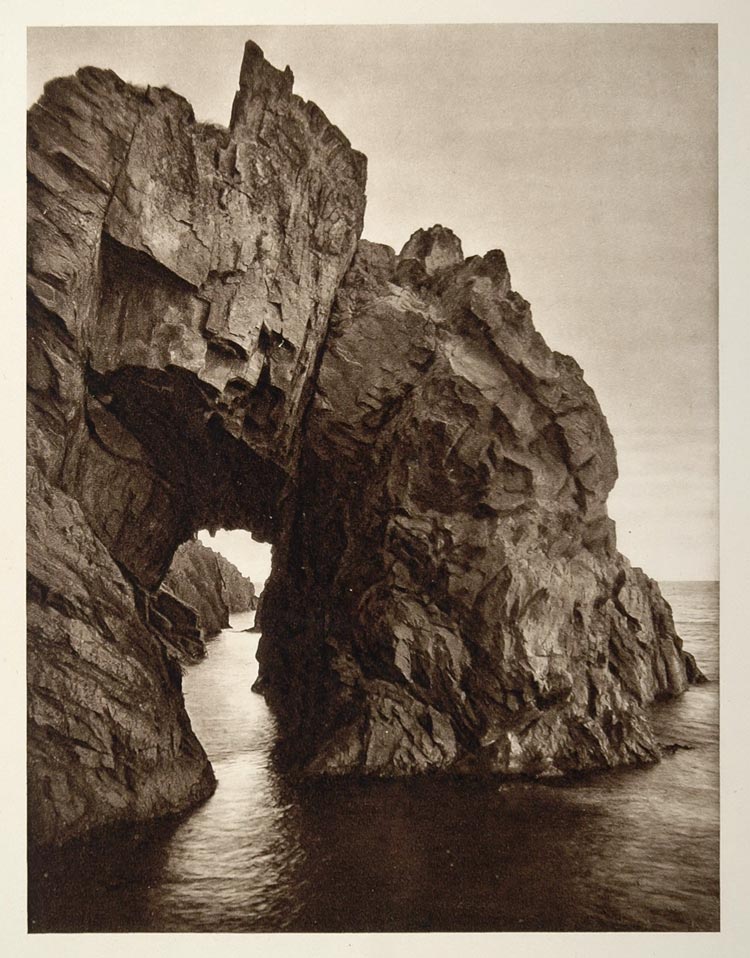 1932 Rock Formation Gate Porten Kullen Sweden Sverige - ORIGINAL SW1