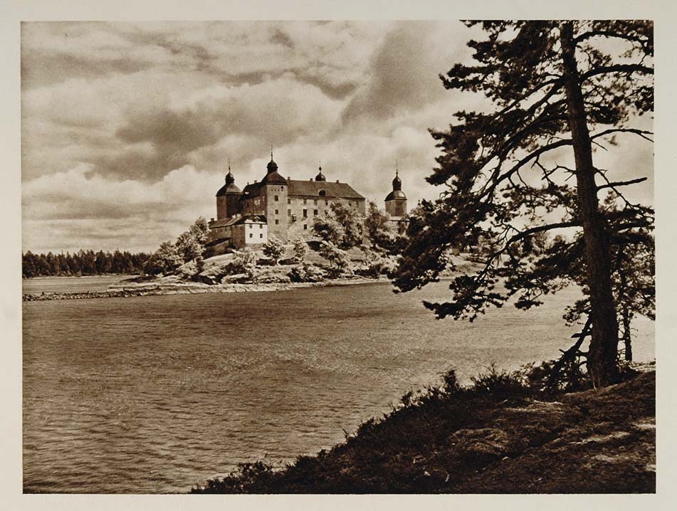 1932 Laeckoe Castle Lacko Slott Kallandso Island Sweden - ORIGINAL SW1