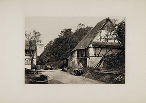 1904 Cottage Black Forest Schwarzwald Photogravure NICE - ORIGINAL SW2