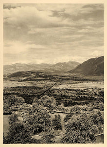 1938 Canton St Gallen Rhine Valley Rheintal Switzerland - ORIGINAL SZ1