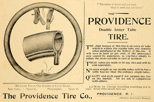 1894 Ad Providence Tire Rhode Island Wheel Bike Bicycle - ORIGINAL TBW1