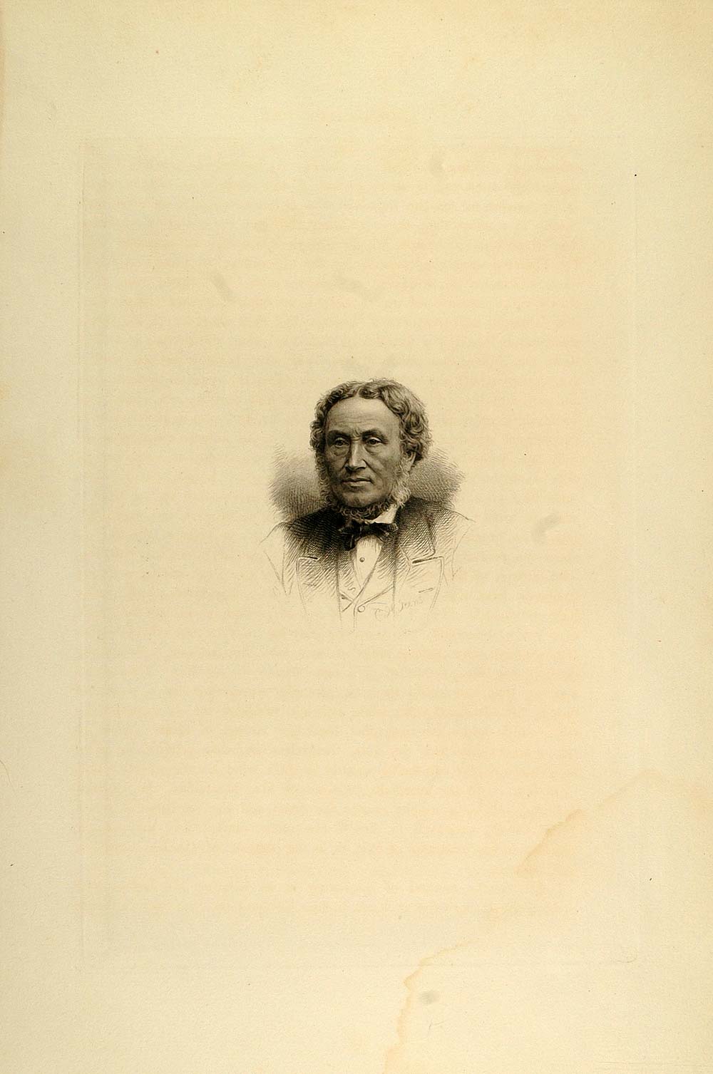 1882 Lithograph Portrait A. Macmillan Esquire Engraving - ORIGINAL TGA1