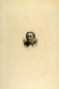 1882 Lithograph Portrait A. Macmillan Esquire Engraving - ORIGINAL TGA1