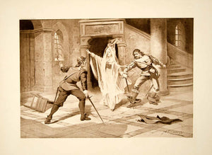 1889 Photogravure Henry T Carris Art I Puritani Opera Bellini Theater Music TGO1
