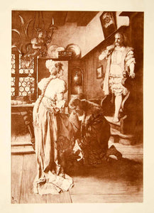 1889 Photogravure Fred Leeke Art Die Meistersinger von Nurnberg Opera Music TGO1