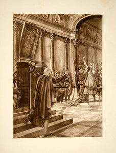 1889 Photogravure William de Leftwich Dodge Art Bohemian Girl Opera Theater TGO1