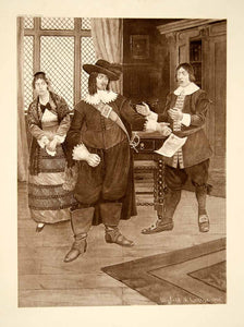 1899 Photogravure Winfield S Lukens Art Barber Seville Opera Rossini Music TGO1