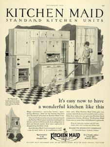 1926 Ad Standard Kitchen Maid Units Wasmuth Endicott - ORIGINAL ADVERTISING THB1