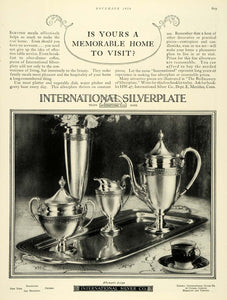1926 Ad International Silverplate Set Home Decorative - ORIGINAL THB1