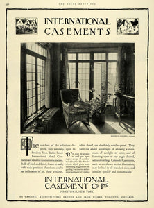 1927 Ad International Window Casements David H. Holmes - ORIGINAL THB1