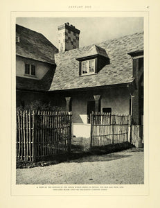 1925 Print Garm Group Syosset Long Island Architecture ORIGINAL HISTORIC THB1