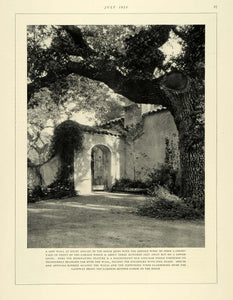1925 Print Rancho Bella Vista Charles Blaney Home CA. - ORIGINAL HISTORIC THB1