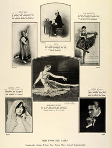 1924 Print Margaret Severn Emmet O'Mara Loftus Noni Clown Vaudeville Nasib THM