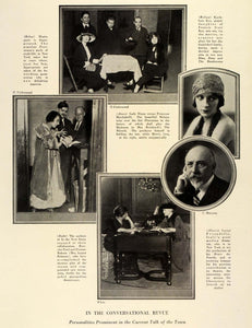 1924 Print Mistinguett Diana PMatchabelli Kathleen Key Luigi Pirandello THM