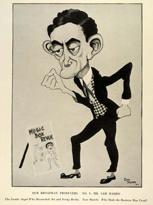1924 Print Sam Harris Broadway Producer Irving Berlin Playwright Theatre THM