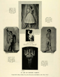 1924 Print Vaudeville Dance Maryon Vadie Mabel Ford Clasper Art Goldberg THM