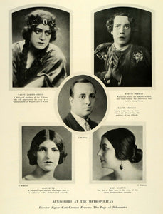 1924 Print Portrait Actor Metropolitan Joan Ruth Oehman Fashion Portrait THM