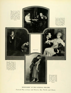 1924 Print National Theatre Florence Eldridge Glenn Anders Portrait Figure THM