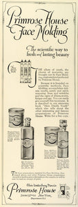 1924 Ad Primrose House Face Molding Beauty Cream Skin Care Astringent THM