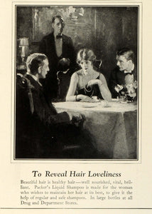 1924 Ad Packers Liquid Shampoo Hair Care Health Beauty Products Toiletries THM