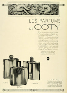 1924 Ad French Parfum Coty Perfume Bottles Fragrances Scents Bottles New THM